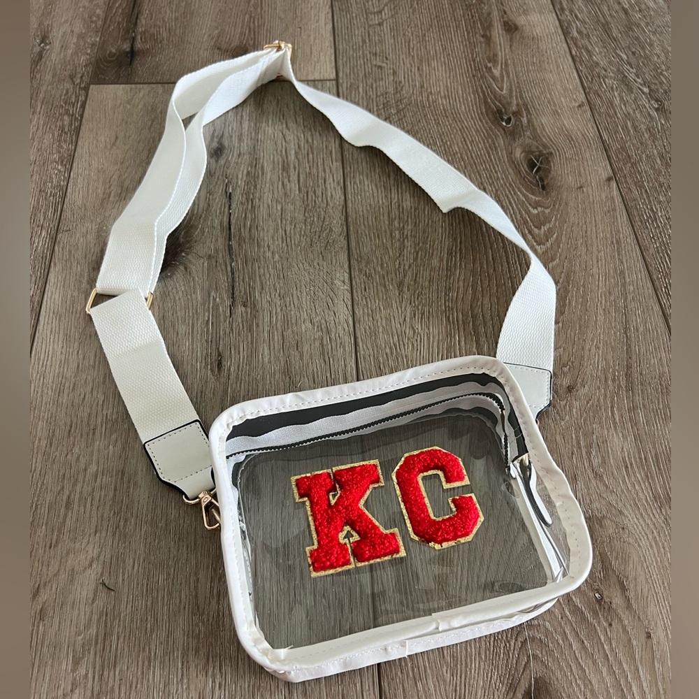 New Kansas City Chiefs KC Stadium Patch Superbowl Crossbody Bag